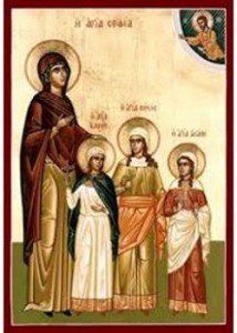 Martyrerinnen Sophia, Pisti, Elpida und Agapi