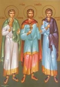 Martyrer Trophimos, Sabbatios und Dorymedon