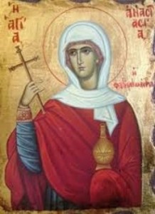 Großmartyrerin Anastasia, die Giftbefreierin