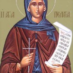 Martyrerin Pelagia, Ilarios der Wunderwirkende, seliger Nikiphóros