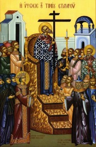 Das Prozession des ehrbaren Kreuzes, die sieben makkabäischen Jünglinge