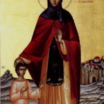 Selige Theodora, Euphrosynos der Koch, Martyrerin Evanthia