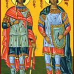Großmartyrer Sergios und Bakchos, Martyrerpriester Polychronios, Johannes der Eremit