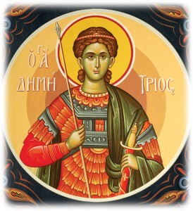Großmartyrer Demetrios, der Myronströmende