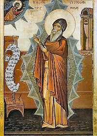 Seliger Symeon, der Neue Theologe, Martyrer Probos, Tarachos, Andronikos, Andromachos
