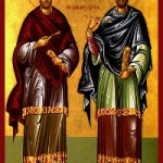 5. Lukassonntag, die Uneigennützigen Kosmas und Damianos & ihre Mutter Theodoti, David von Euboia
