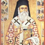 Nektarios, Bischof von Pentapolis, Martyrer Onisiphoros, selige Theoktisti & Matrona