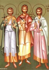 Martyrer Thyrsos, Apollonios, Arrianos und die anderen Martyrer