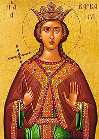 Großmartyrerin Barbara, Johannes von Damaskos, Martyrer Christodoulos und Christodouli