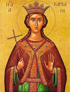 Großmartyrerin Barbara, Johannes von Damaskos, Martyrer Christodoulos und Christodouli