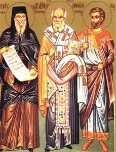 Klemens von Ankara, Martyrer Agathangelos, seliger Dionysios vom Olymp