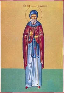 Seliger Georgios, der Chozebit, selige Domniki, Attikos, Patriarch von Konstantinopel 
