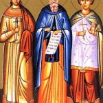 Martyrer Hermylos und Stratónikos, seliger Maximos, der Kavsokalyvít