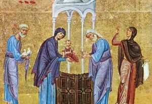 Symeon, der Gottesträger, Prophetin Anna, Martyrer Stamatis, Johannes & Nikolaos