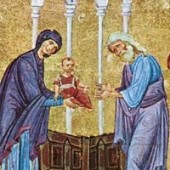 Symeon, der Gottesträger, Prophetin Anna, Martyrer Stamatis, Johannes & Nikolaos
