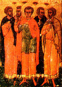 Apostel Aristoboulos, Martyrer Agapios und seine Gefolgschaft