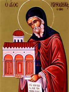 Martyrer Sabbinos, seliger Christodoulos von Patmos