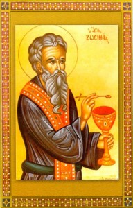 Seliger Georgios vom Maleosberg, Bischof Theonas von Thessaloniki