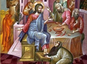 Großer Mittwoch, die Myronsalberin des Herrn