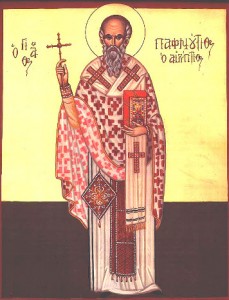Martyrerpriester Paphnoutios, Georgios von Pisidien, der Bekenner