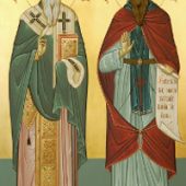 Die apostelgleichen Kyrillos und Methodios, Martyrerpriester Mókios, Martyrerin Olympia