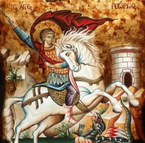 Montag der Lichten Woche, Georgios, der Trophäenträger, Übertragung der Reliquien des Athanasios des Großen