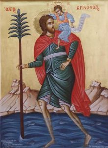 Prophet Isaias, Großmartyrer Christophoros, Martyrerinnen Kalliniki & Akylina