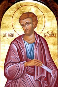 Übertragung der Reliquien des Apostels Bartholomäos, Apostel Titos, Bischof von Gortyna