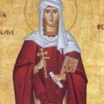 Apostelgleiche Thekla, Siluan der Athonit, Auffindung der Ikone der Panagia Myrtidiotissa