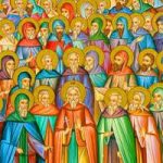 Die 33 Martyrer in Melitini, seliger Lazaros auf dem Berg Galisio