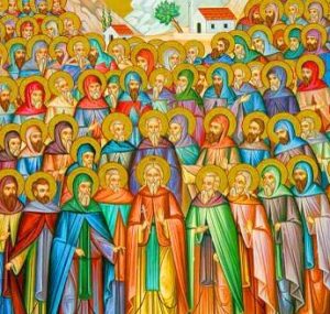 Die 33 Martyrer in Melitini, seliger Lazaros auf dem Berg Galisio