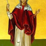 Martyrerin Charitini, selige Methodia von Kimolos