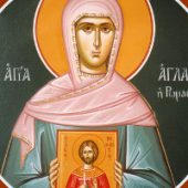 Martyrer Bonifatios, Aglaída, Aris